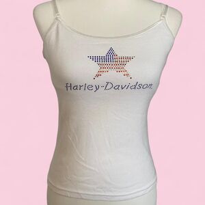 Harley Davidson American Rhinestone Star Tank